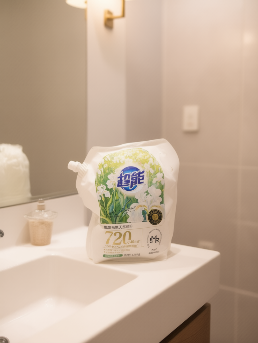 超能 植愈香氛天然皂粉 1.38kg 法国白鸢木檀香详情图5